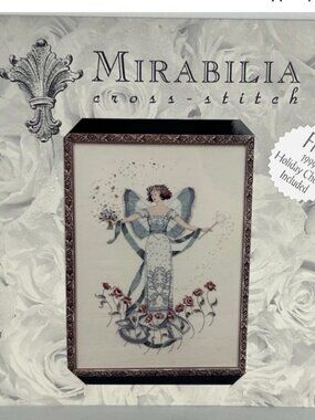 New Mirabilia Cross Stitch April's Blue Diamond Nora Corbett Chart Pattern Only